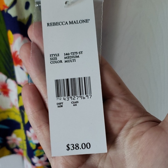 Tropical flowy top - Picture 5 of 6